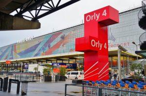 Terminal 4 at the Paris Orly airport (ORY) near Paris, France.