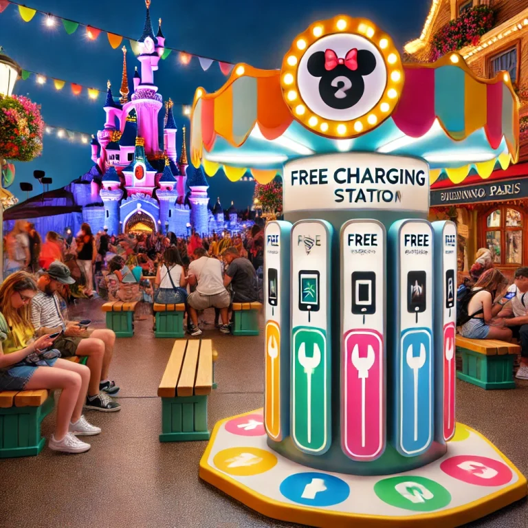 Phone charging point disneyland paris