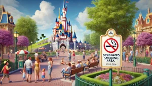 smoking in disneyland paris